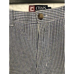 Chaps by Ralph Lauren Blue Gingham Plaid Check 32